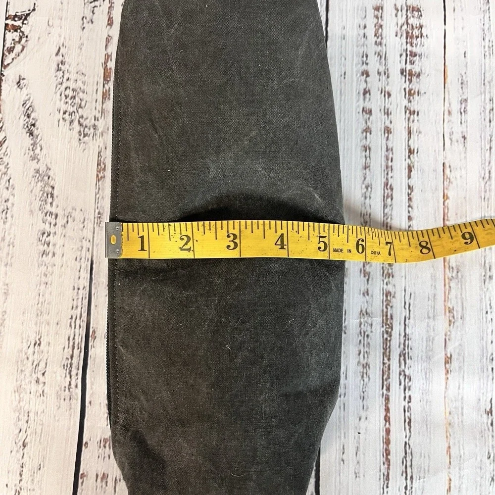 R. Riveter Black Canvas Mini Dopp Kit Distressed Canvas Military Handmade In USA